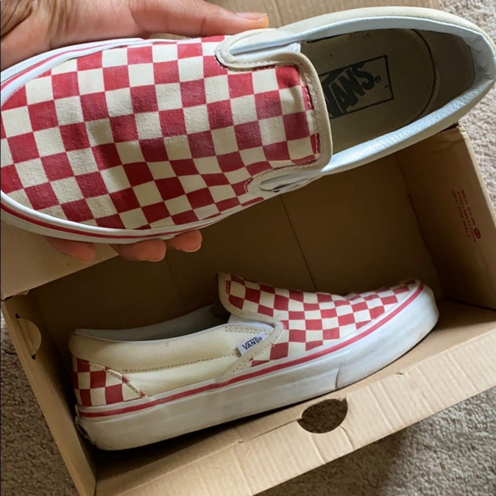 checkered vans